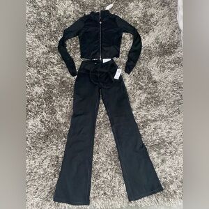 Gilly Hicks Black bow track suit size S